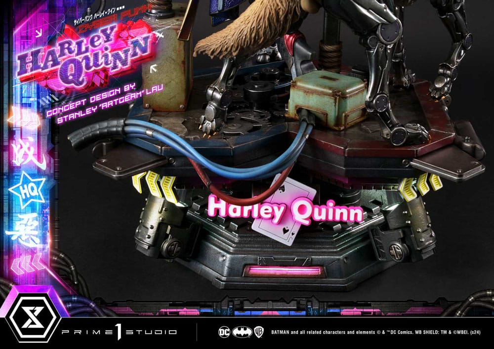 Batman Ultimate Premium Masterline Series Statue Cyberpunk Harley Quinn Deluxe Version 60cm - Scale Statue - Prime 1 Studio - Hobby Figures UK