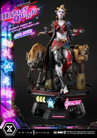 Batman Ultimate Premium Masterline Series Statue Cyberpunk Harley Quinn Deluxe Version 60cm - Scale Statue - Prime 1 Studio - Hobby Figures UK