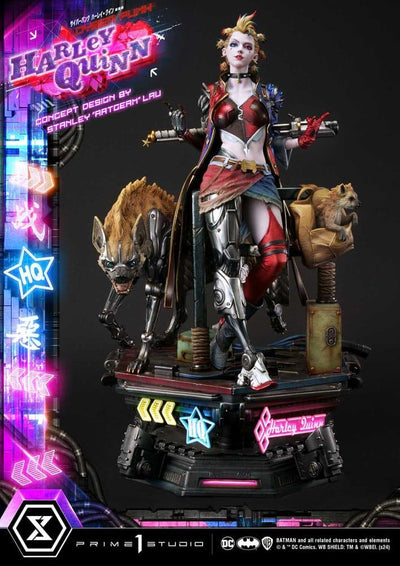 Batman Ultimate Premium Masterline Series Statue Cyberpunk Harley Quinn Deluxe Version 60cm - Scale Statue - Prime 1 Studio - Hobby Figures UK