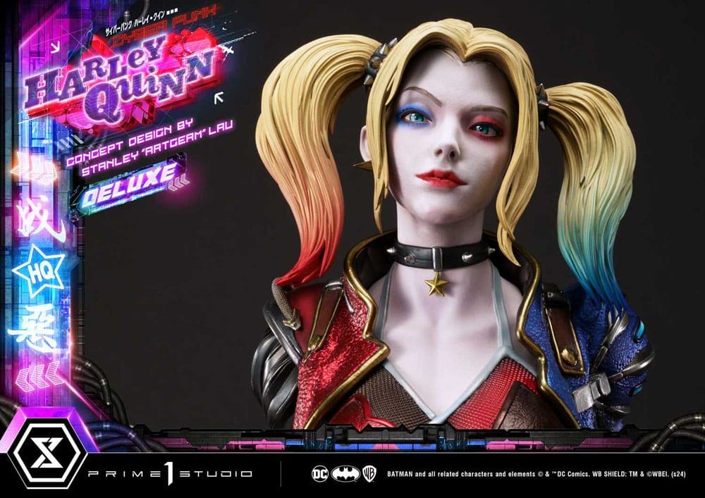 Batman Ultimate Premium Masterline Series Statue Cyberpunk Harley Quinn Deluxe Version 60cm - Scale Statue - Prime 1 Studio - Hobby Figures UK