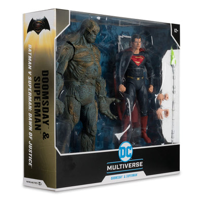 Batman v Superman: Dawn of Justice DC Multiverse Mega Action Figure 2-Pack Doomsday & Superman - Action Figures - McFarlane Toys - Hobby Figures UK