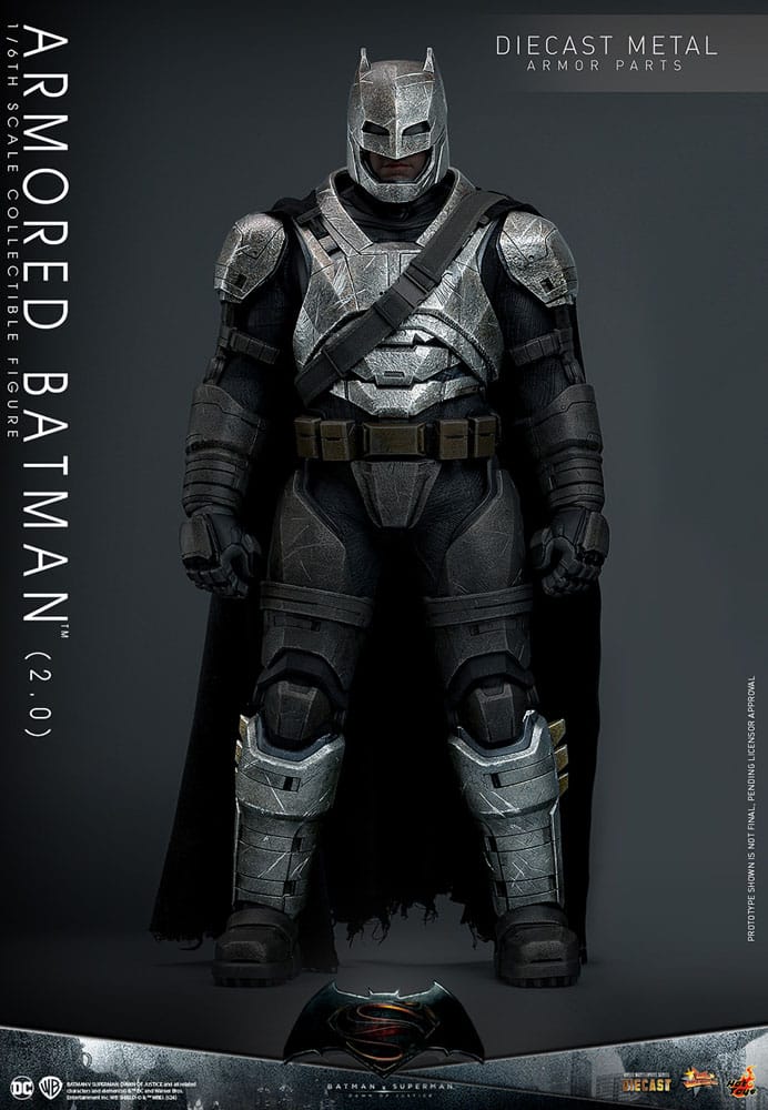 Batman v Superman: Dawn of Justice Movie Masterpiece Action Figure 1/6 Armored Batman 2.0 33cm - Action Figures - Hot Toys - Hobby Figures UK