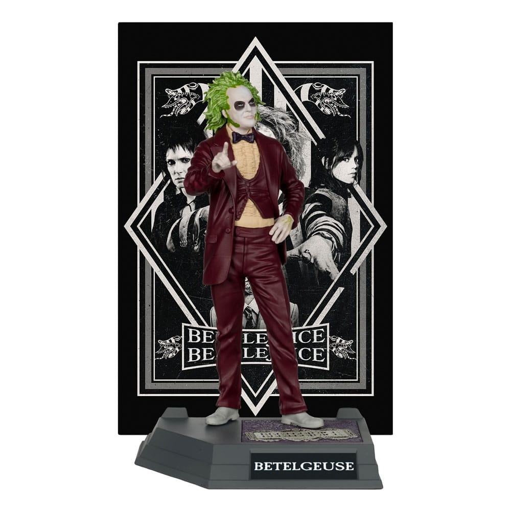 Beetlejuice Beetlejuice Movie Maniacs PVC Statue Beetlejuice 17cm - Scale Statue - McFarlane Toys - Hobby Figures UK