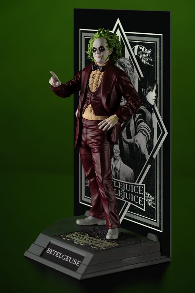 Beetlejuice Beetlejuice Movie Maniacs PVC Statue Beetlejuice 17cm - Scale Statue - McFarlane Toys - Hobby Figures UK