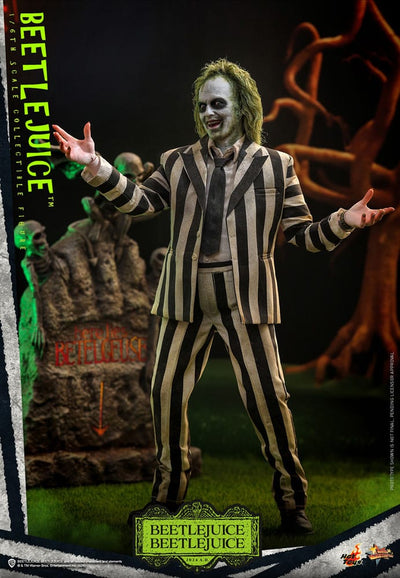 Beetlejuice Beetlejuice Movie Masterpiece Action Figure 1/6 Beetlejuice 30cm - Action Figures - Hot Toys - Hobby Figures UK