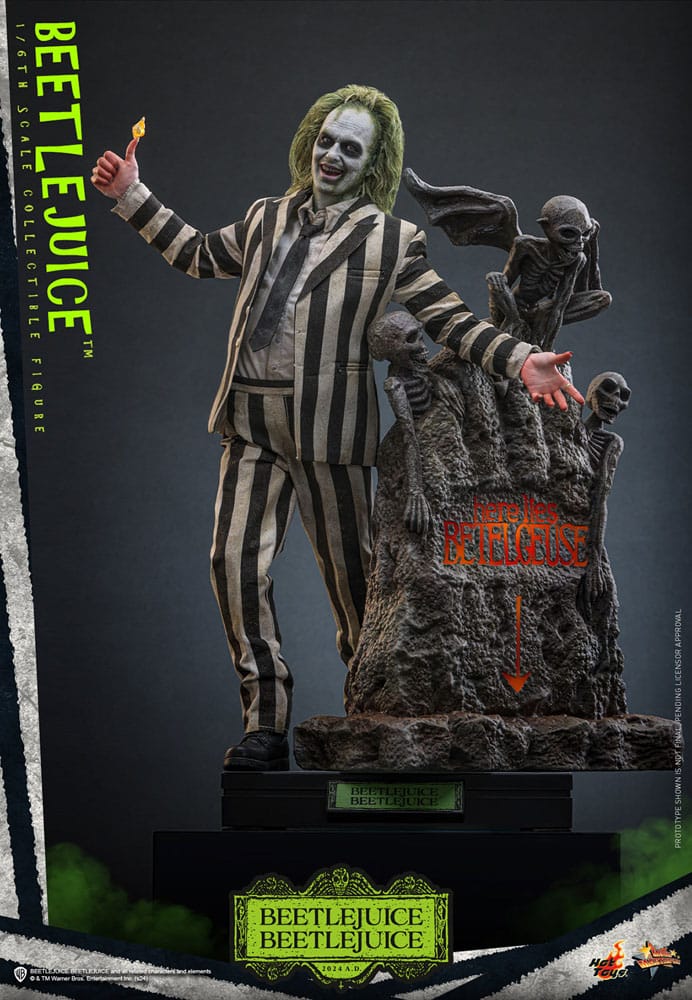 Beetlejuice Beetlejuice Movie Masterpiece Action Figure 1/6 Beetlejuice 30cm - Action Figures - Hot Toys - Hobby Figures UK