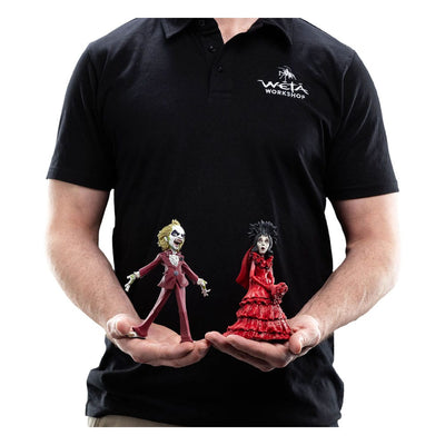 Beetlejuice Mini Epics Vinyl Figures Betelgeus & Lydia (Twin Pack) 16cm - Mini Figures - Weta Workshop - Hobby Figures UK