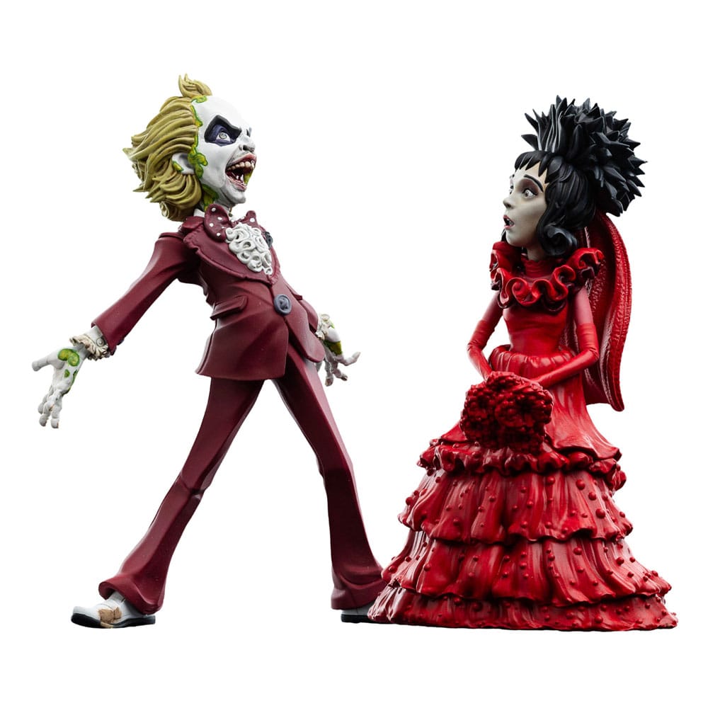 Beetlejuice Mini Epics Vinyl Figures Betelgeus & Lydia (Twin Pack) 16cm - Mini Figures - Weta Workshop - Hobby Figures UK