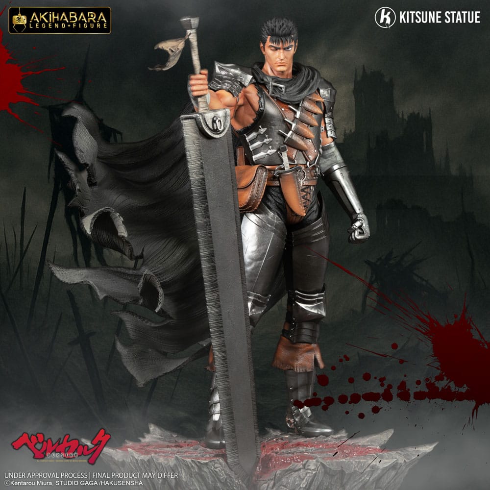 Berserk Akihabara Legend Figure PVC Statue 1/8 Guts 30cm - Scale Statue - Kitsune Statue - Hobby Figures UK