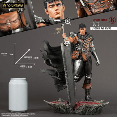 Berserk Akihabara Legend Figure PVC Statue 1/8 Guts 30cm - Scale Statue - Kitsune Statue - Hobby Figures UK
