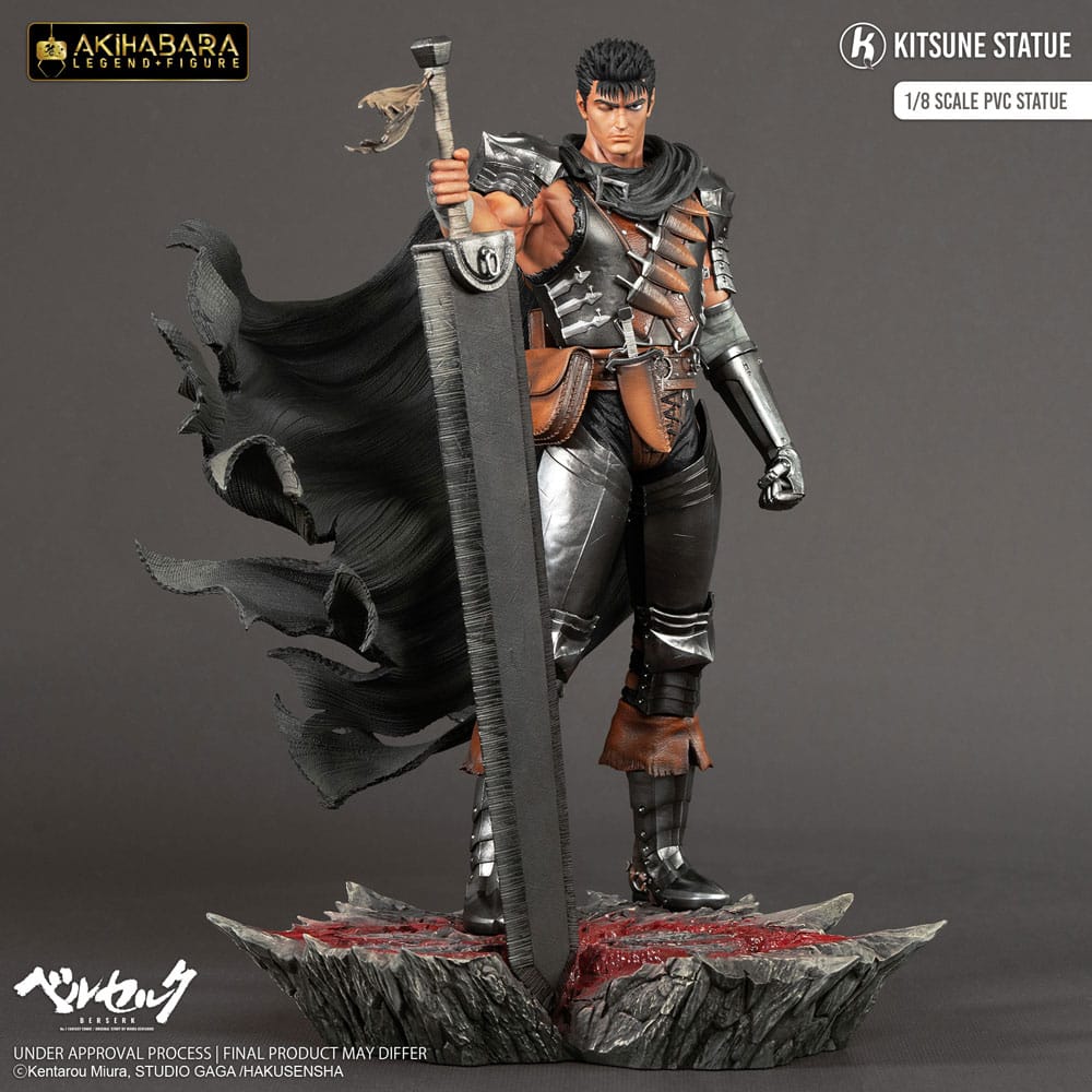 Berserk Akihabara Legend Figure PVC Statue 1/8 Guts 30cm - Scale Statue - Kitsune Statue - Hobby Figures UK