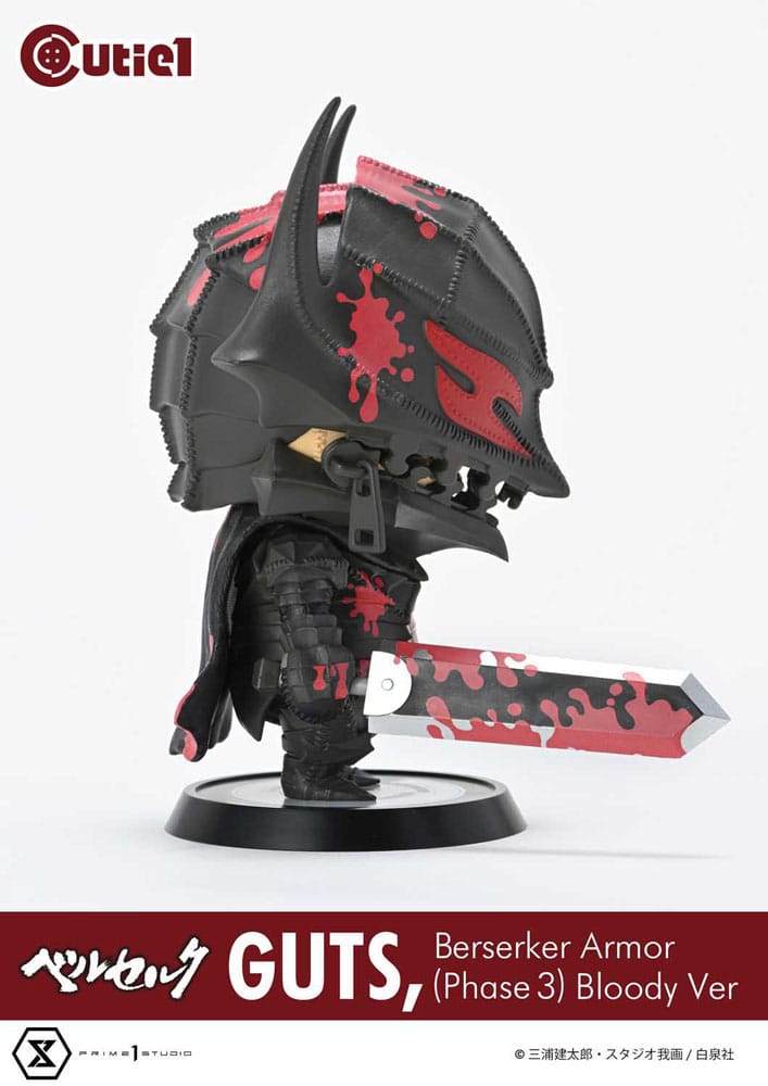 Berserk Cutie1 PVC Figure Guts Berserker Armor (Phase 3) Bloody Ver. 12cm - Scale Statue - Prime 1 Studio - Hobby Figures UK