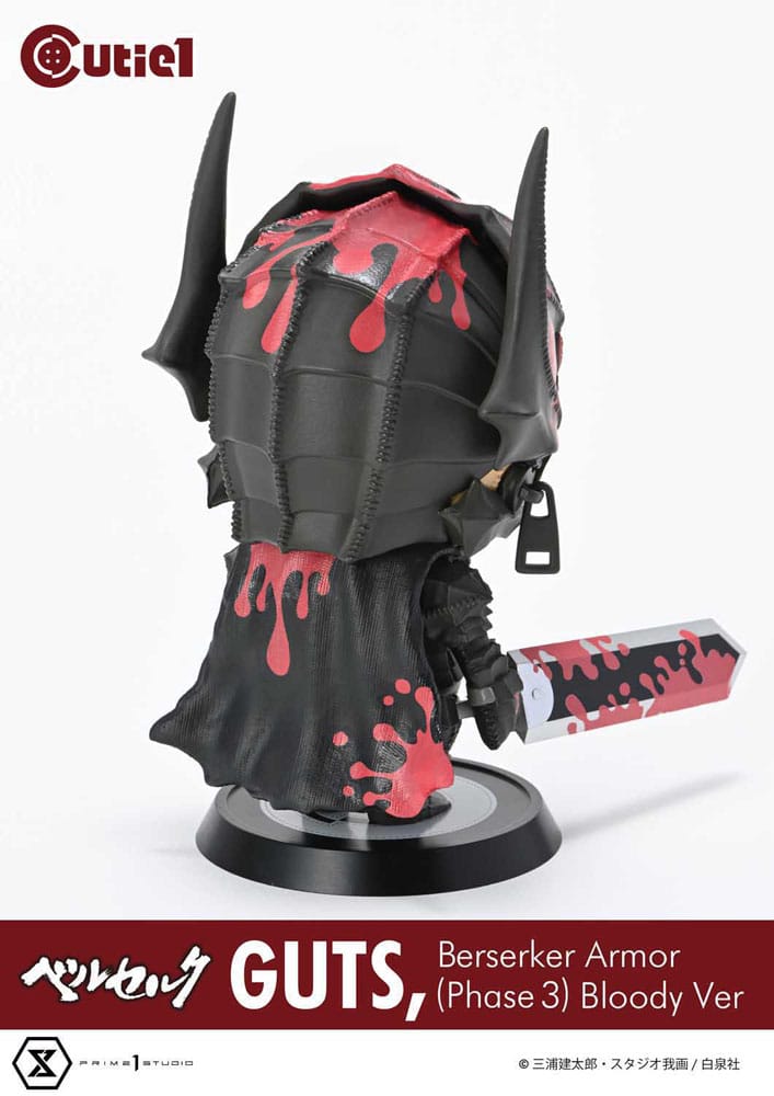 Berserk Cutie1 PVC Figure Guts Berserker Armor (Phase 3) Bloody Ver. 12cm - Scale Statue - Prime 1 Studio - Hobby Figures UK