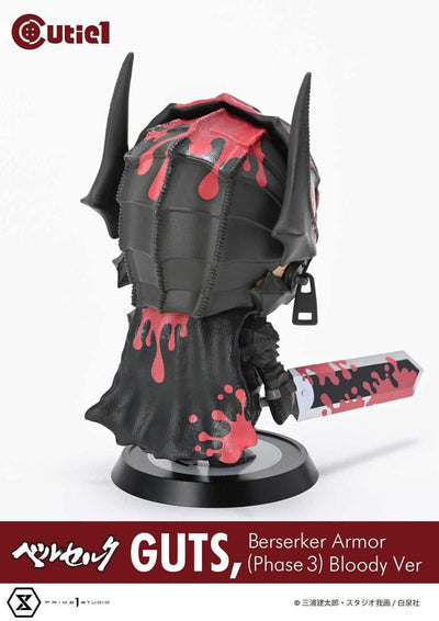 Berserk Cutie1 PVC Figure Guts Berserker Armor (Phase 3) Bloody Ver. 12cm - Scale Statue - Prime 1 Studio - Hobby Figures UK