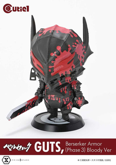 Berserk Cutie1 PVC Figure Guts Berserker Armor (Phase 3) Bloody Ver. 12cm - Scale Statue - Prime 1 Studio - Hobby Figures UK