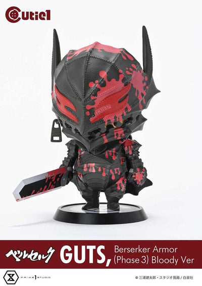 Berserk Cutie1 PVC Figure Guts Berserker Armor (Phase 3) Bloody Ver. 12cm - Scale Statue - Prime 1 Studio - Hobby Figures UK