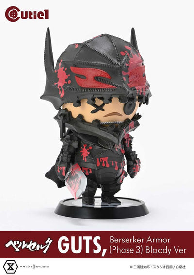 Berserk Cutie1 PVC Figure Guts Berserker Armor (Phase 3) Bloody Ver. 12cm - Scale Statue - Prime 1 Studio - Hobby Figures UK