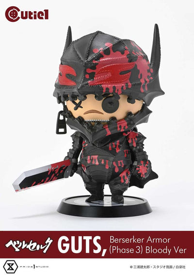 Berserk Cutie1 PVC Figure Guts Berserker Armor (Phase 3) Bloody Ver. 12cm - Scale Statue - Prime 1 Studio - Hobby Figures UK