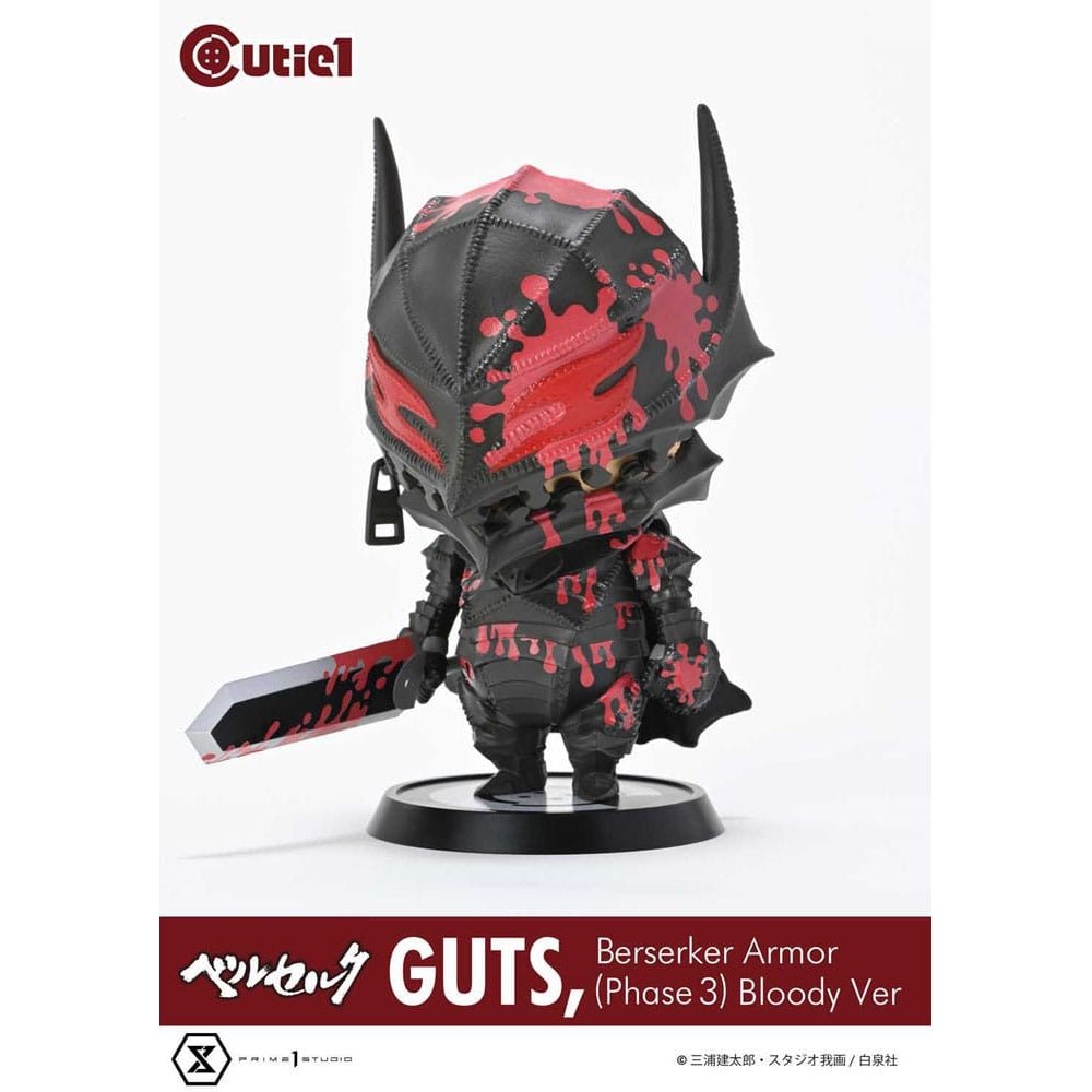 Berserk Cutie1 PVC Figure Guts Berserker Armor (Phase 3) Bloody Ver. 12cm - Scale Statue - Prime 1 Studio - Hobby Figures UK