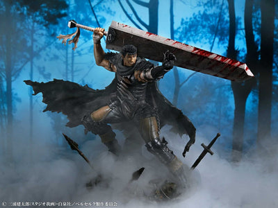 Berserk PVC Statue 1/7 Guts Black Swordsman Ver. 26cm - Scale Statue - Medicos Entertainment - Hobby Figures UK