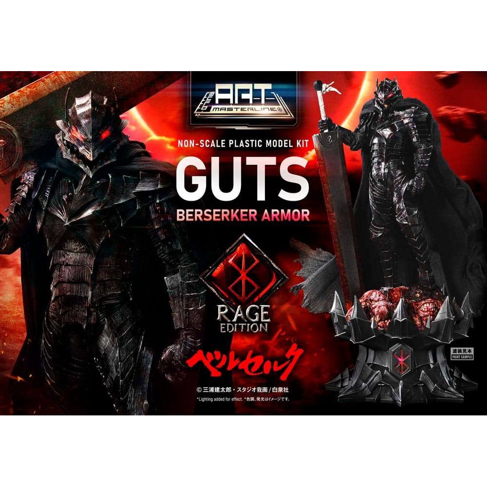 Berserk Plastic Build Art Masterline Model Kit Guts Berserker Armor Rage 30cm - Scale Statue - Prime 1 Studio - Hobby Figures UK
