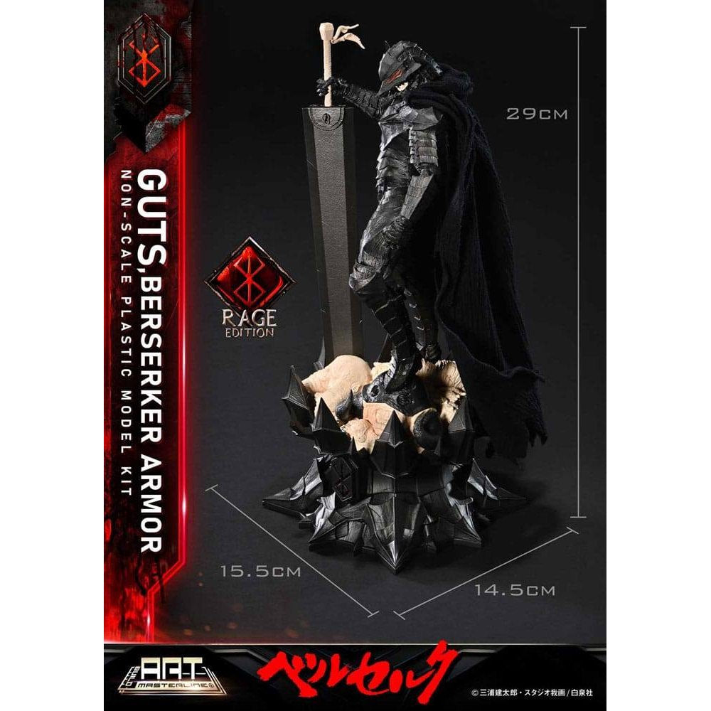 Berserk Plastic Build Art Masterline Model Kit Guts Berserker Armor Rage 30cm - Scale Statue - Prime 1 Studio - Hobby Figures UK