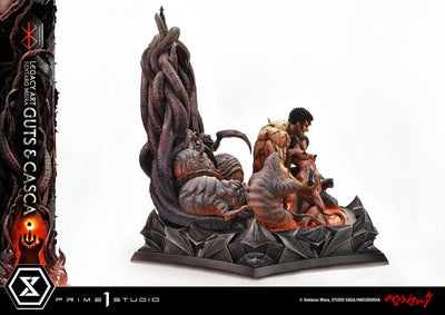 Berserk Ultimate Legacy Art Kentaro Miura Statue 1/4 Guts & Casca Bonus Version 72cm - Scale Statue - Prime 1 Studio - Hobby Figures UK