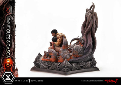 Berserk Ultimate Legacy Art Kentaro Miura Statue 1/4 Guts & Casca Bonus Version 72cm - Scale Statue - Prime 1 Studio - Hobby Figures UK