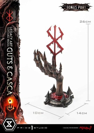 Berserk Ultimate Legacy Art Kentaro Miura Statue 1/4 Guts & Casca Bonus Version 72cm - Scale Statue - Prime 1 Studio - Hobby Figures UK