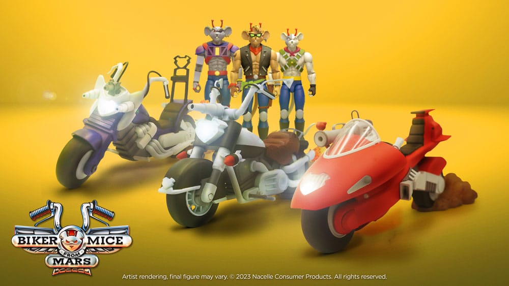 Biker Mice From Mars Vehicles 23 - 25cm Assortment (6) - Action Figures - Nacelle Consumer Products - Hobby Figures UK