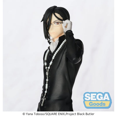 Black Butler: Boarding School Arc Luminasta PVC Statue Sebastian Michaelis 22cm - Scale Statue - Sega - Hobby Figures UK