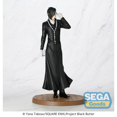 Black Butler: Boarding School Arc Luminasta PVC Statue Sebastian Michaelis 22cm - Scale Statue - Sega - Hobby Figures UK