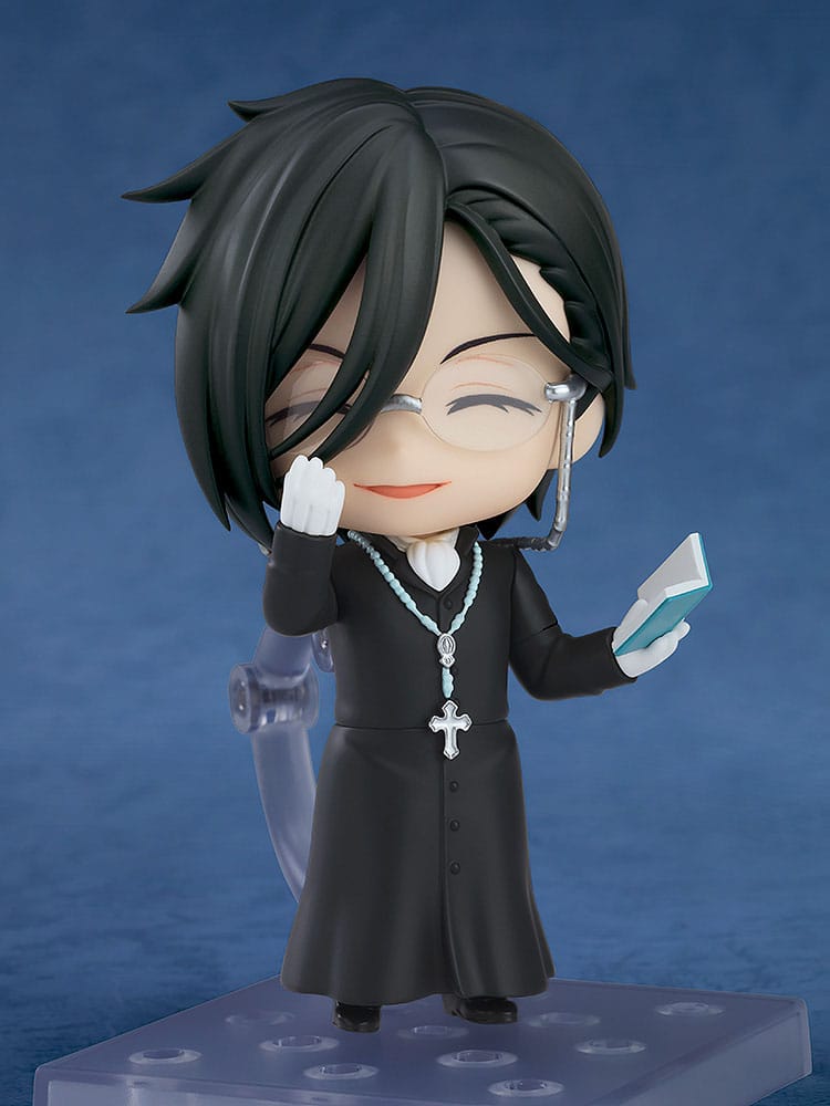 Black Butler: Boarding School Arc Nendoroid Action Figure Sebastian Michaelis: Sapphire Owl Ver. 10cm - Mini Figures - Orange Rouge - Hobby Figures UK