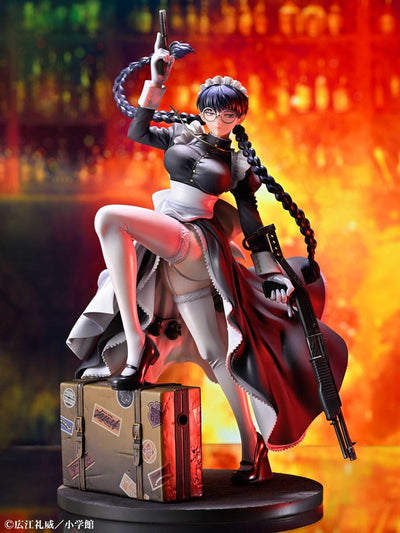 Black Lagoon PVC Statue 1/7 Roberta The Maid of Nightmares Ver. 29cm - Scale Statue - Medicos Entertainment - Hobby Figures UK