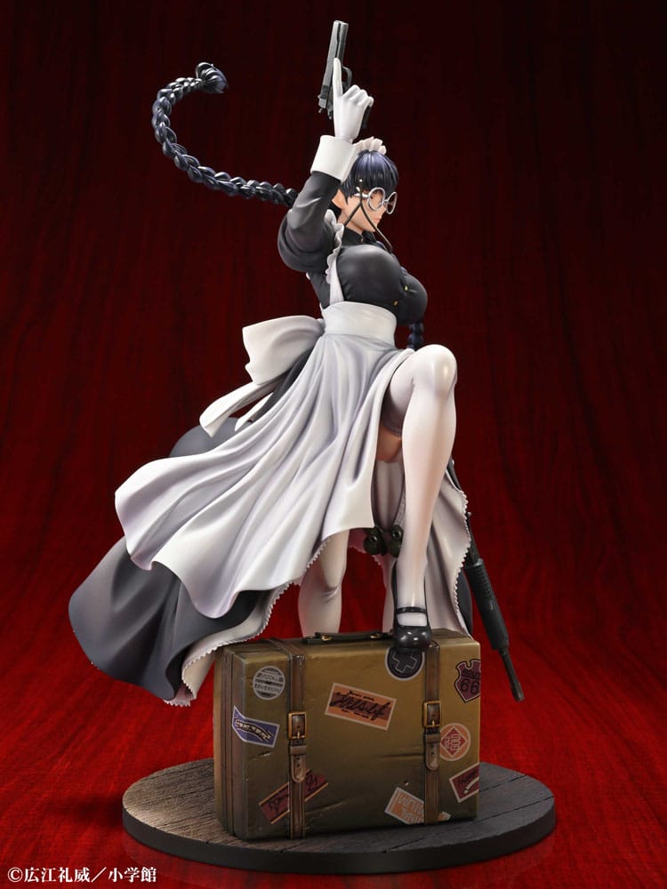 Black Lagoon PVC Statue 1/7 Roberta The Maid of Nightmares Ver. 29cm - Scale Statue - Medicos Entertainment - Hobby Figures UK