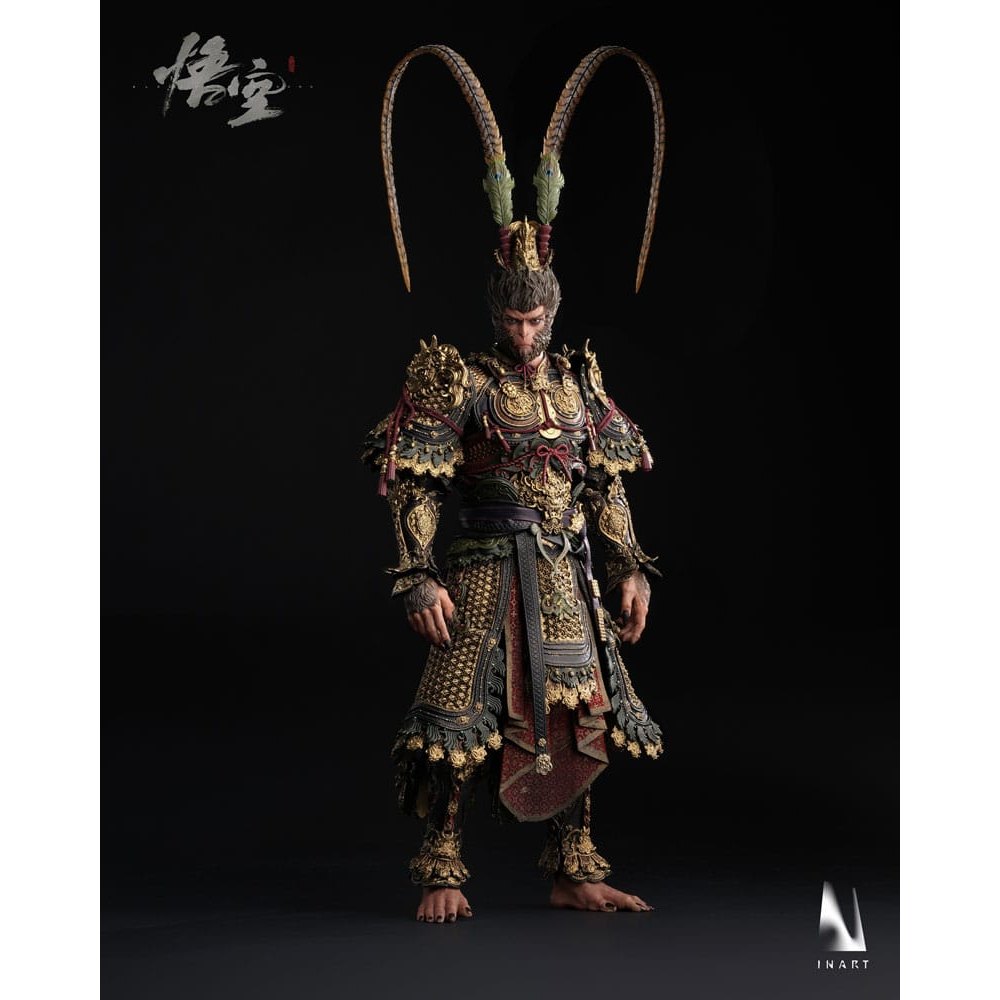 40cm Figure Rrefence Black Myth: Wukong Action Figure 1/6 Great Sage Armor Wukong 40cm ...