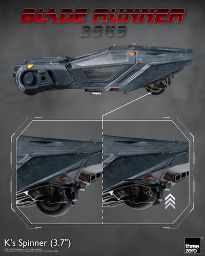 Blade Runner 2049 Vehicle K's Spinner 10cm - Action Figures - ThreeZero - Hobby Figures UK