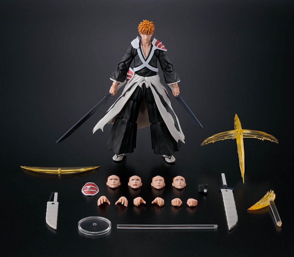 Bleach: Thousand-Year Blood War S.H. Figuarts Action Figure Ichigo Kurosaki Dual Zangetsu 16cm - Action Figures - Bandai Tamashii Nations - Hobby Figures UK