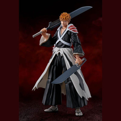 Bleach: Thousand-Year Blood War S.H. Figuarts Action Figure Ichigo Kurosaki Dual Zangetsu 16cm - Action Figures - Bandai Tamashii Nations - Hobby Figures UK