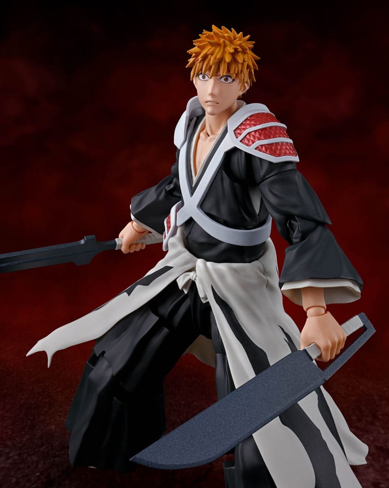 Bleach: Thousand-Year Blood War S.H. Figuarts Action Figure Ichigo Kurosaki Dual Zangetsu 16cm - Action Figures - Bandai Tamashii Nations - Hobby Figures UK