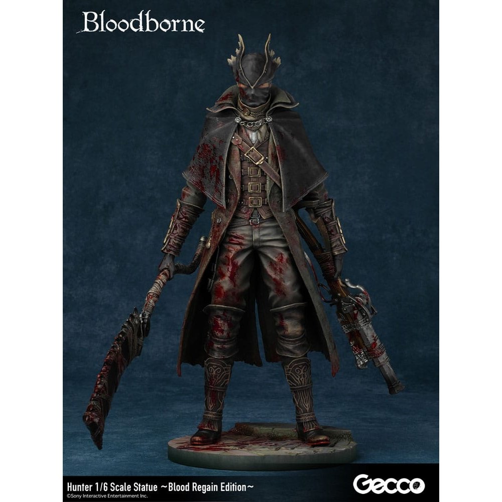 Bloodborne The Old Hunters PVC Statue 1/6 Hunter Blood Regain Edition 32cm - Scale Statue - Gecco - Hobby Figures UK