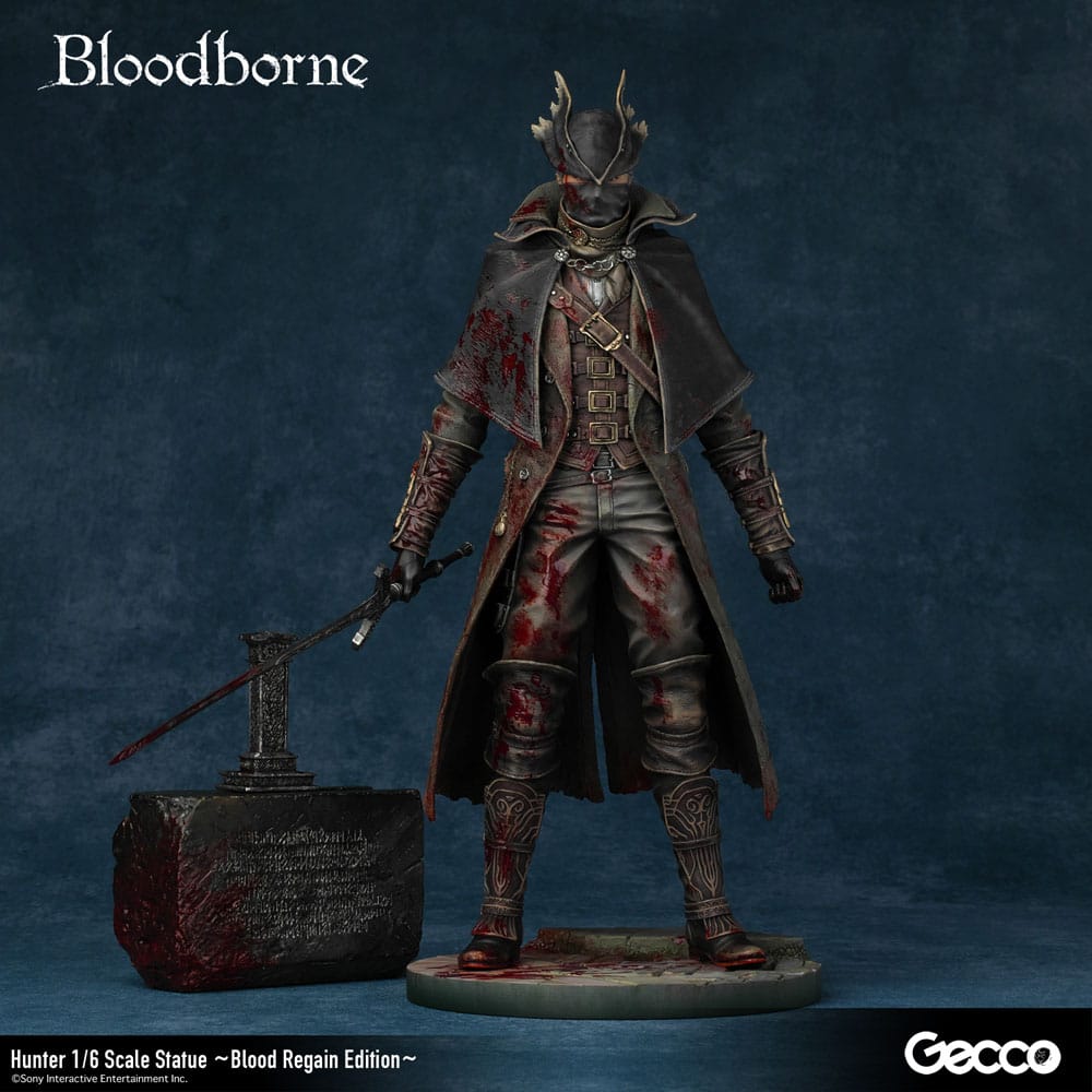 Bloodborne The Old Hunters PVC Statue 1/6 Hunter Blood Regain Edition 32cm - Scale Statue - Gecco - Hobby Figures UK