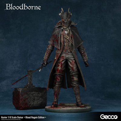 Bloodborne The Old Hunters PVC Statue 1/6 Hunter Blood Regain Edition 32cm - Scale Statue - Gecco - Hobby Figures UK