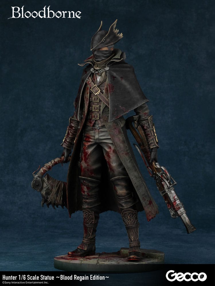 Bloodborne The Old Hunters PVC Statue 1/6 Hunter Blood Regain Edition 32cm - Scale Statue - Gecco - Hobby Figures UK