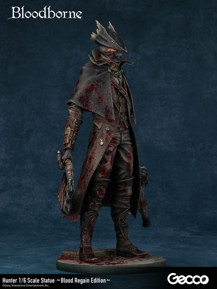 Bloodborne The Old Hunters PVC Statue 1/6 Hunter Blood Regain Edition 32cm - Scale Statue - Gecco - Hobby Figures UK