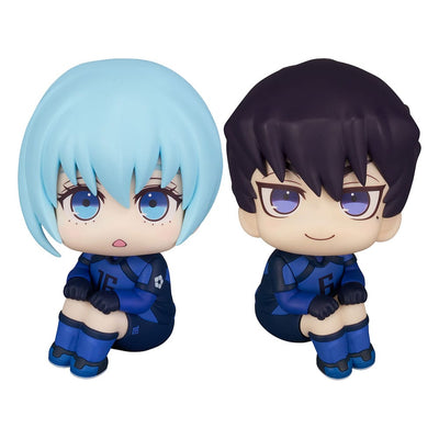 Blue Lock Look Up PVC Statue Tabito Karasu & Yo Hiori Set (with gift) 11cm - Scale Statue - Megahouse - Hobby Figures UK