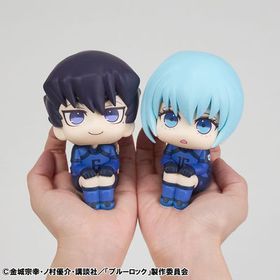 Blue Lock Look Up PVC Statue Tabito Karasu & Yo Hiori Set (with gift) 11cm - Scale Statue - Megahouse - Hobby Figures UK
