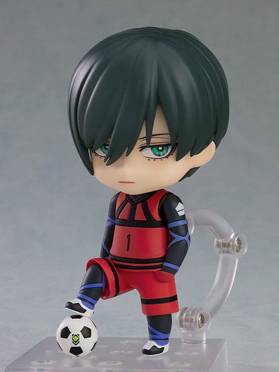 Blue Lock Nendoroid Figure Itoshi Rin 10cm - Mini Figures - Orange Rouge - Hobby Figures UK