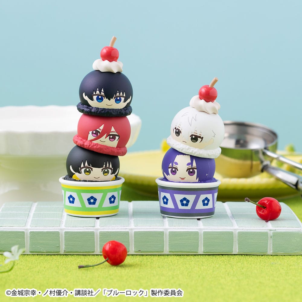 Blue Lock Tsumichen Stack up & Change Trading Figure 6-Pack 8cm (with gift) - Mini Figures - Megahouse - Hobby Figures UK