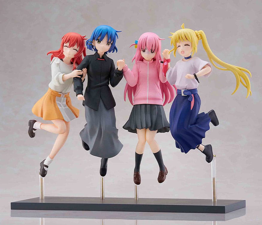 Bocchi the Rock! Statues 4-Pack Jumping Girl(s) 20cm - Scale Statue - Aniplex - Hobby Figures UK